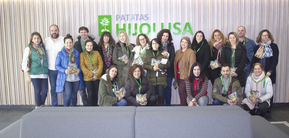 Alumnos de la Escuela Ateneo Leonés conocen Patatas Hijolusa