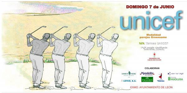 Colaboración en el torneo de Golf a favor de Unicef.
