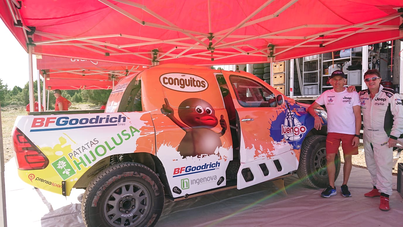 Patrocinamos a Jesús Calleja En El Rally De La Baja Aragón 2018